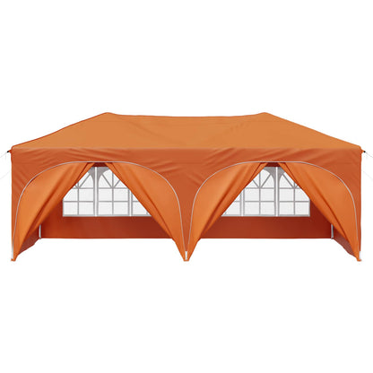 vidaXL Pop-up Party Tent 575 x 288 x 245 cm Orange Oxford Fabric 6