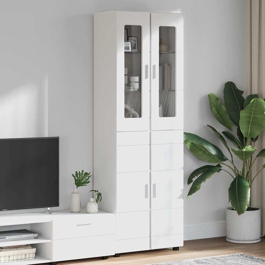 vidaXL TV Cabinet Set FLORIN 3 pcs 150 x 39 x 30 cm White