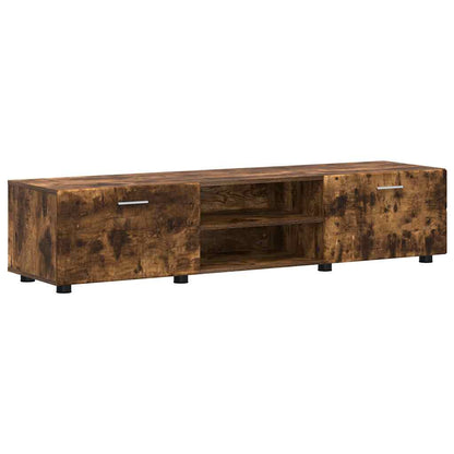 vidaXL TV Cabinet Set FLORIN 3 pcs Smoked Oak Engineered Wood 6