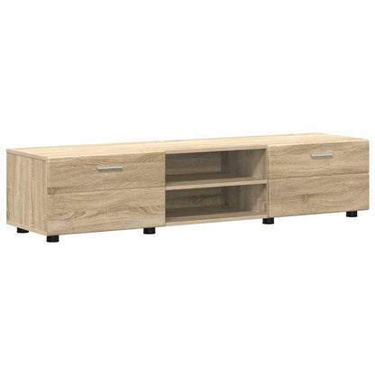 vidaXL TV Cabinet Set FLORIN 3 pcs Sonoma Oak Engineered Wood 6