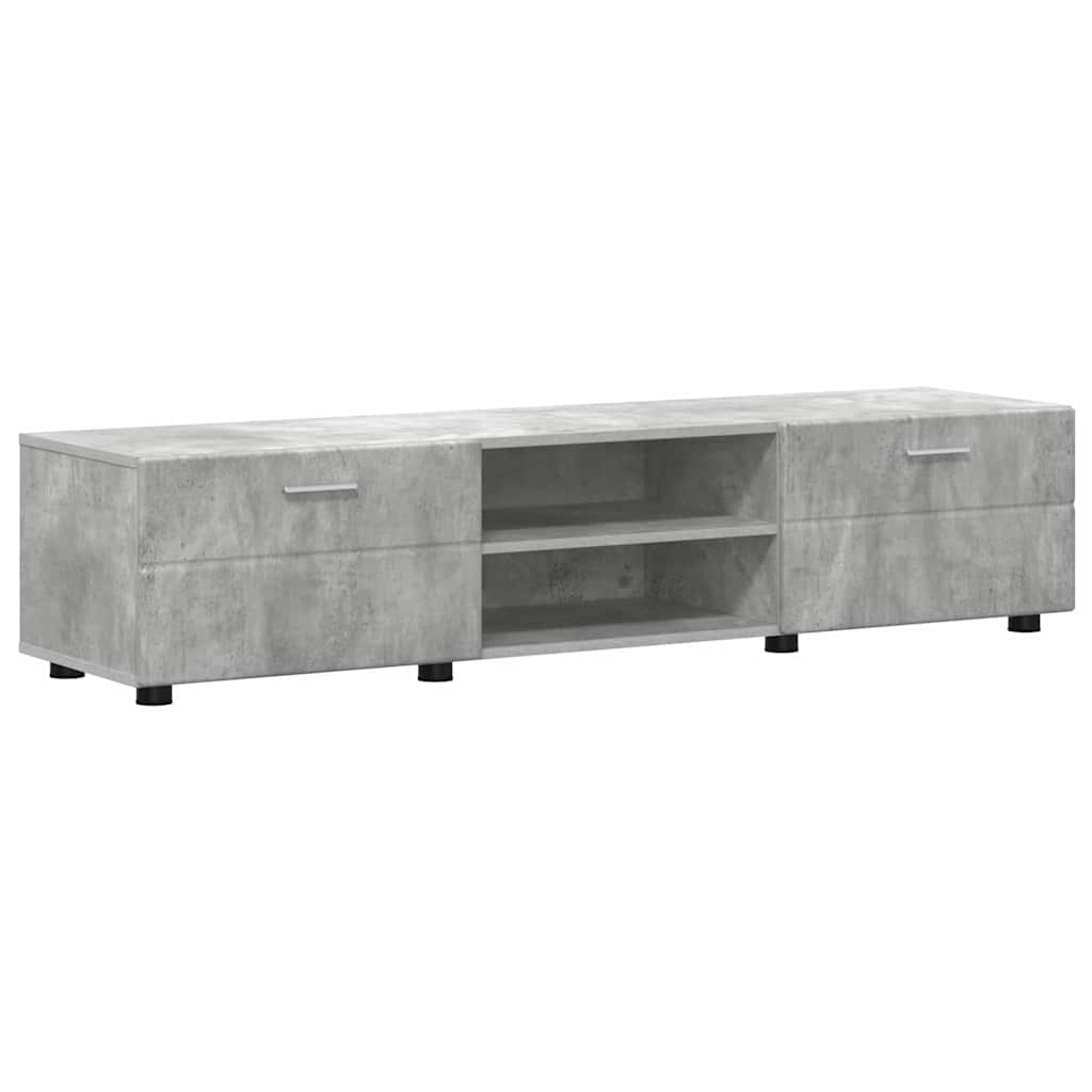 vidaXL TV Cabinet Set FLORIN 3 pcs Concrete Grey Engineered Wood 6