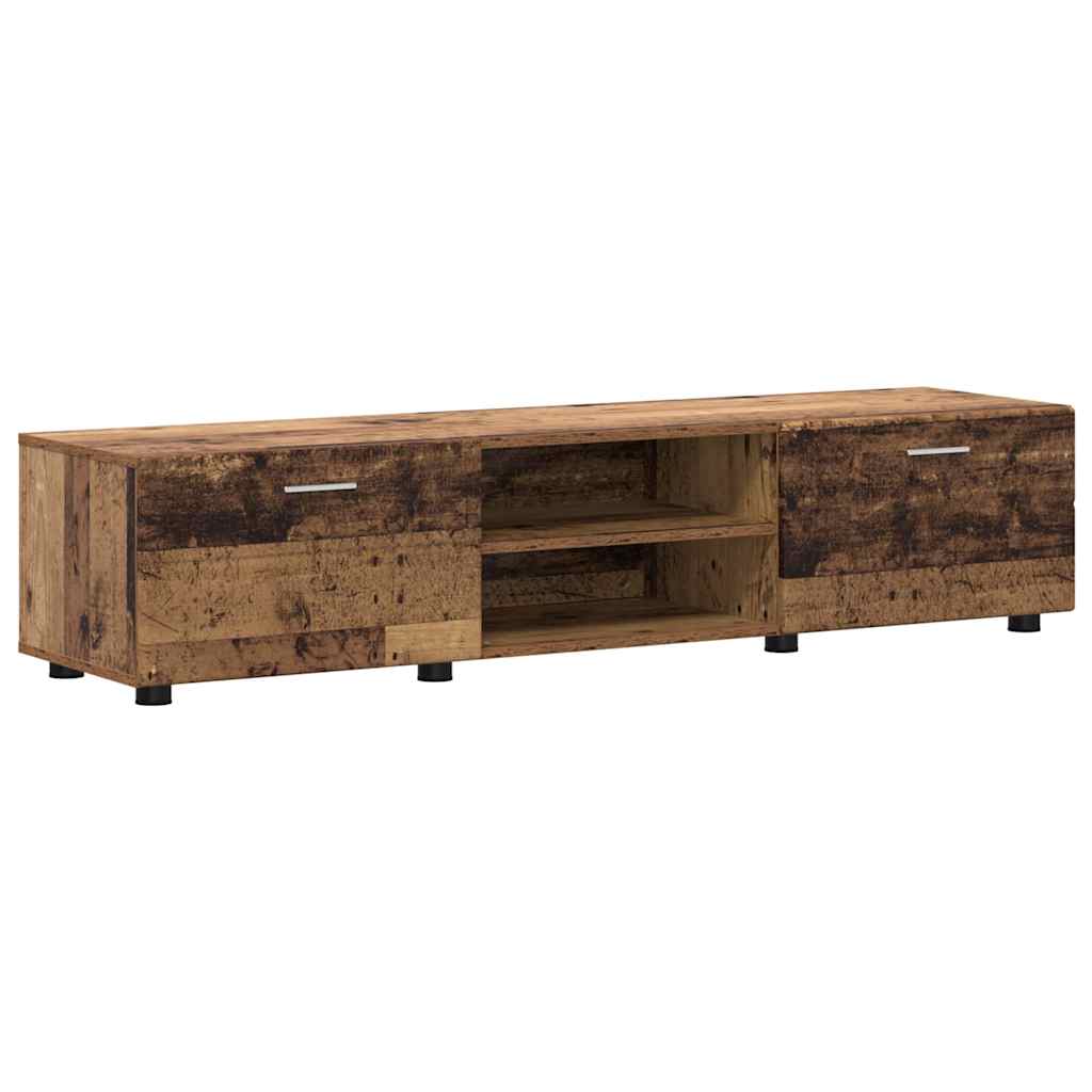 vidaXL TV Cabinet Set FLORIN 3 pcs Old Wood Engineered Wood 6