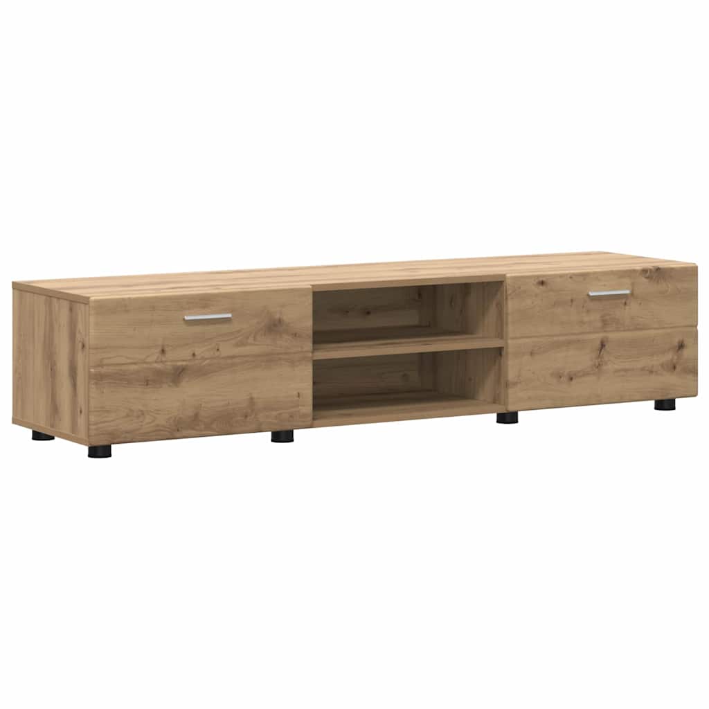 vidaXL TV Cabinet Set FLORIN 3 pcs Artisan Oak Engineered Wood 6