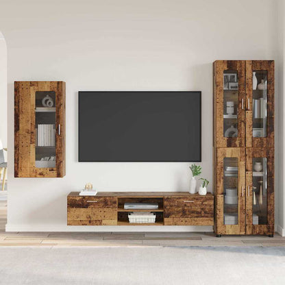vidaXL TV Cabinet Set FLORIN 3 pcs 150 x 39 x 30 cm Old Wood