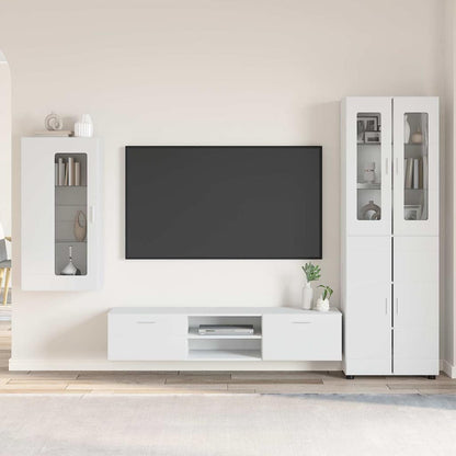 vidaXL TV Cabinet Set FLORIN 3 pcs 150 x 39 x 30 cm White
