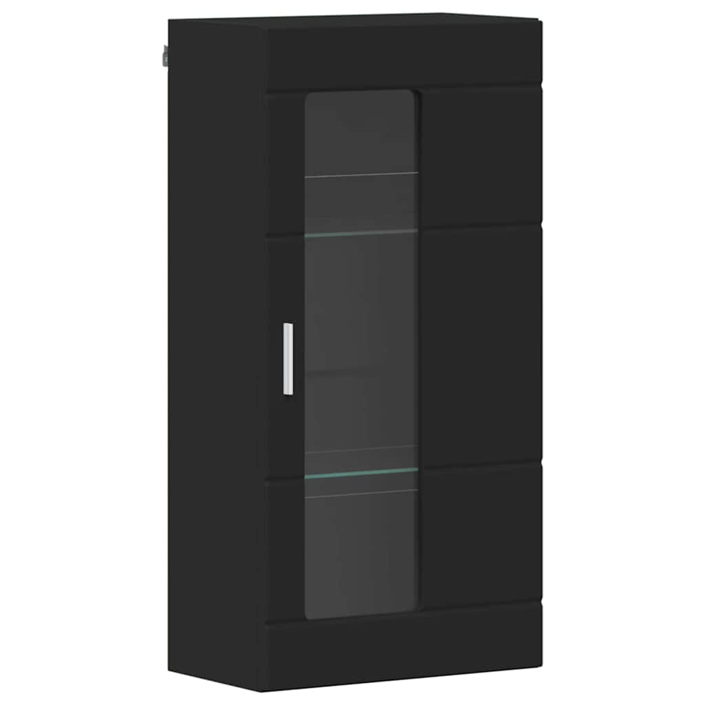 vidaXL TV Cabinet Set FLORIN 3 pcs Black Engineered Wood 6