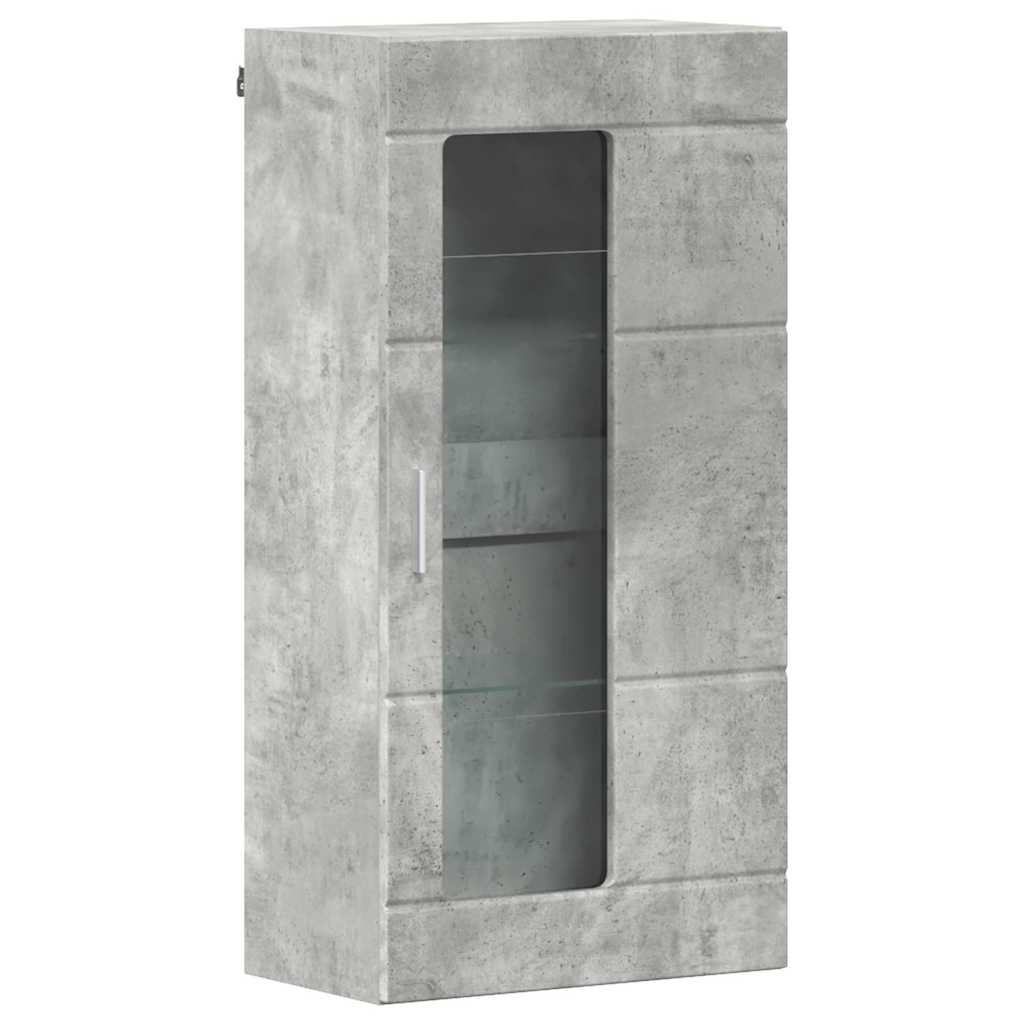 vidaXL TV Cabinet Set FLORIN 3 pcs Concrete Grey Engineered Wood 6
