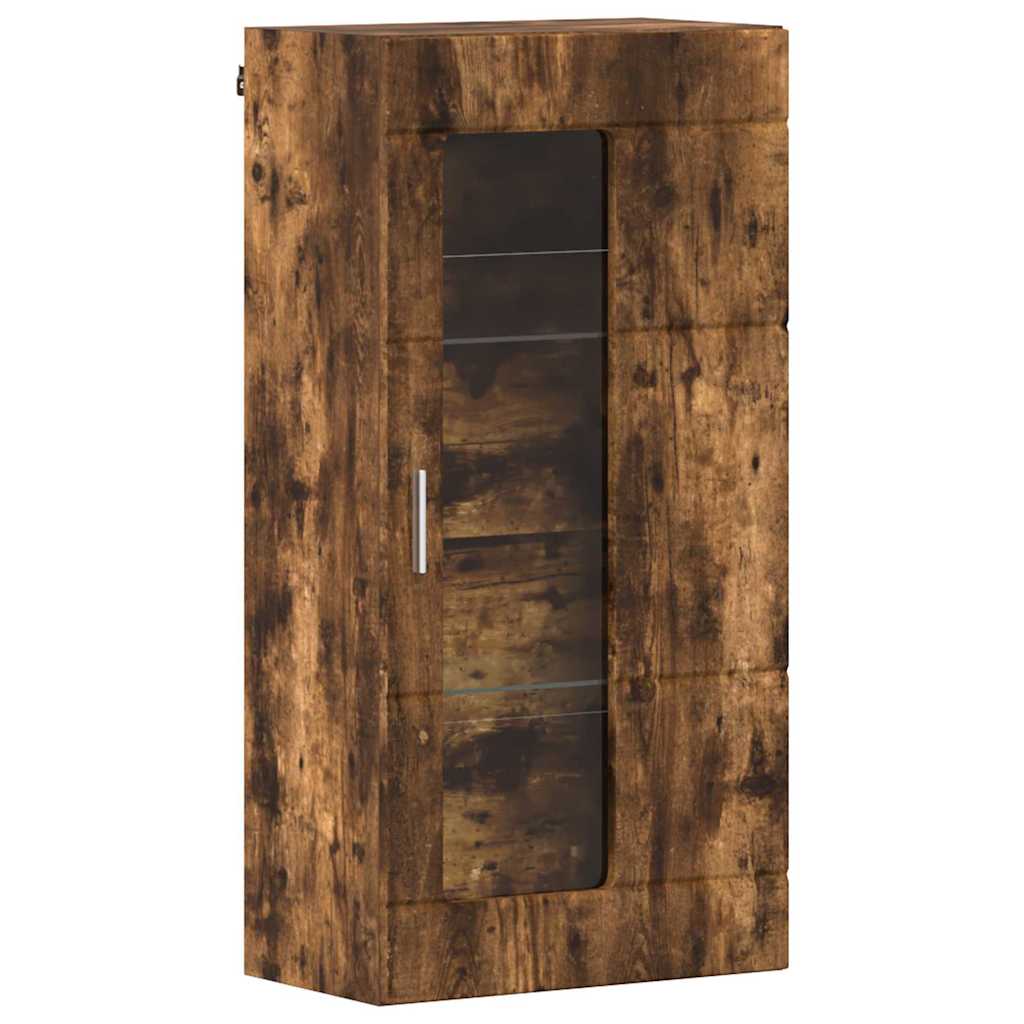 vidaXL TV Cabinet Set FLORIN 3 pcs Smoked Oak Engineered Wood 6