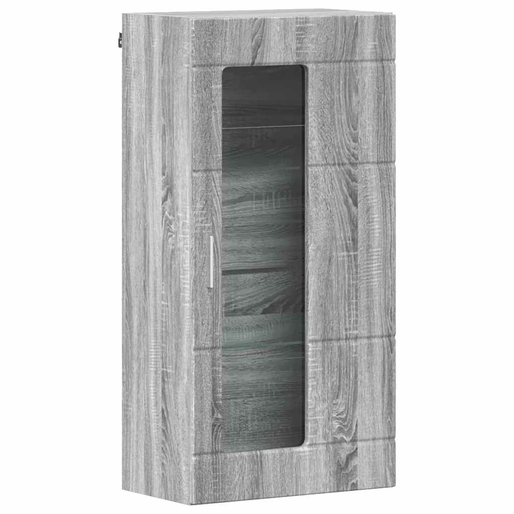 vidaXL TV Cabinet Set FLORIN 3 pcs Grey Sonoma Engineered Wood 6