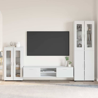 vidaXL TV Cabinet Set FLORIN 3 pcs 150 x 39 x 30 cm White