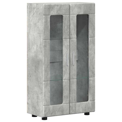 vidaXL TV Cabinet Set FLORIN 3 pcs Concrete Grey Engineered Wood 6