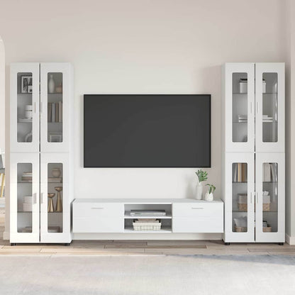 vidaXL TV Cabinet Set FLORIN 3 pcs 150 x 39 x 30 cm White