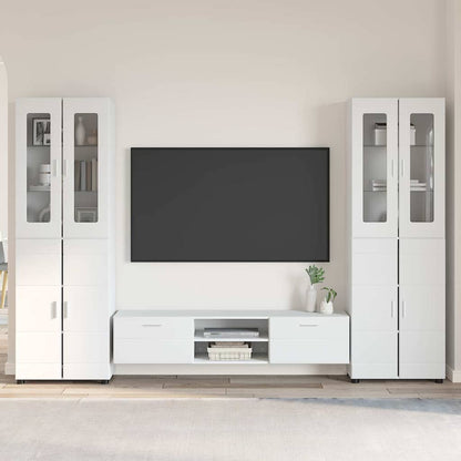 vidaXL TV Cabinet Set FLORIN 3 pcs 150 x 39 x 30 cm White