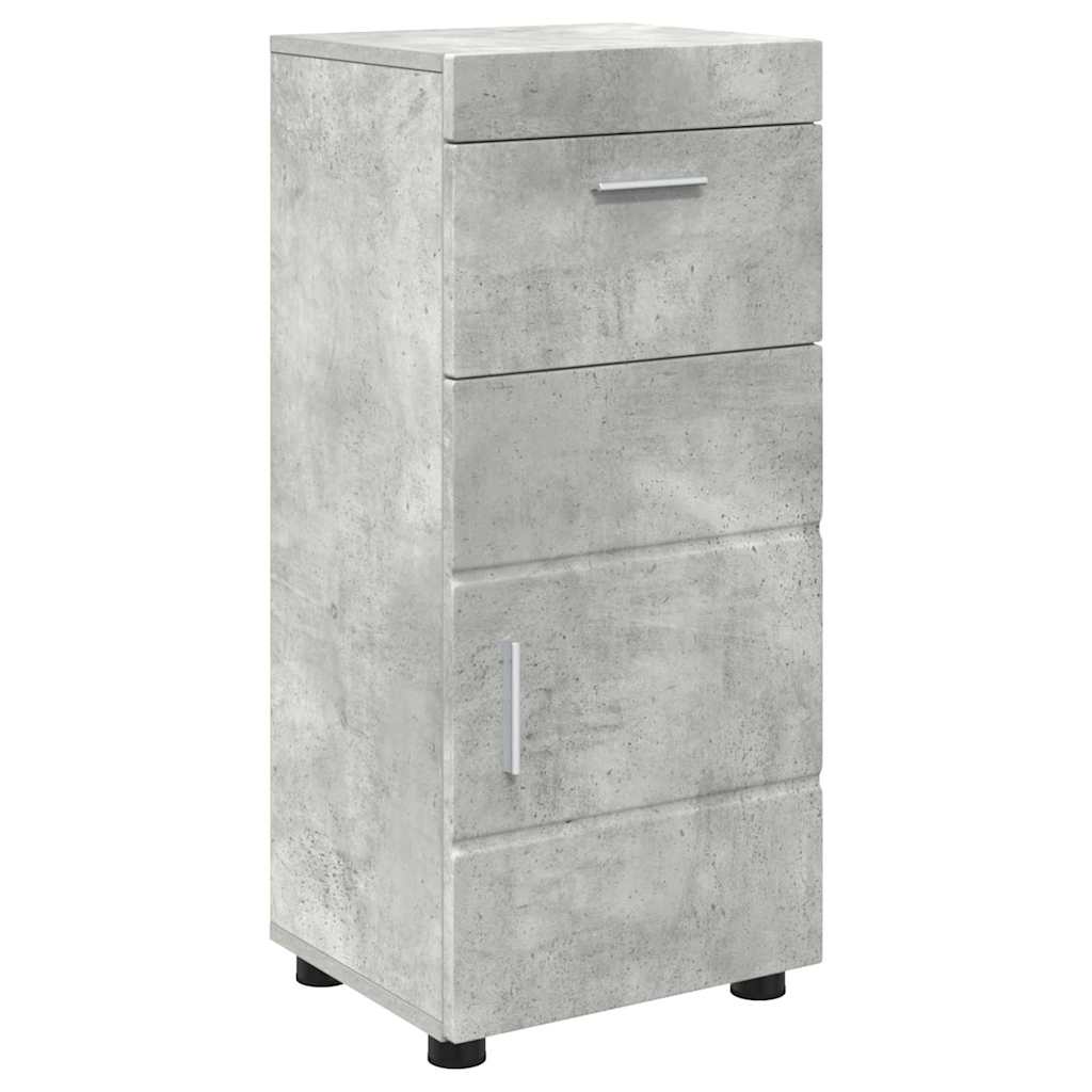 vidaXL Bathroom Furniture Set TULUM 4 pcs Concrete Grey 5