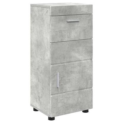 vidaXL Bathroom Furniture Set TULUM 4 pcs Concrete Grey 5