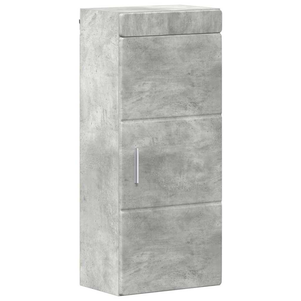 vidaXL Bathroom Furniture Set TULUM 4 pcs Concrete Grey 6