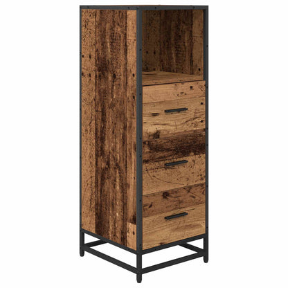 vidaXL Bathroom Furniture Set 3 pcs Old Wood Engineered Wood 6
