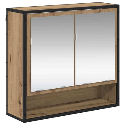 vidaXL Bathroom Furniture Set 3 pcs Artisan Oak Engineered Wood 5