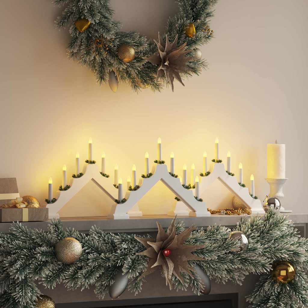 Christmas Candle Bridge 7 LEDs Warm White White