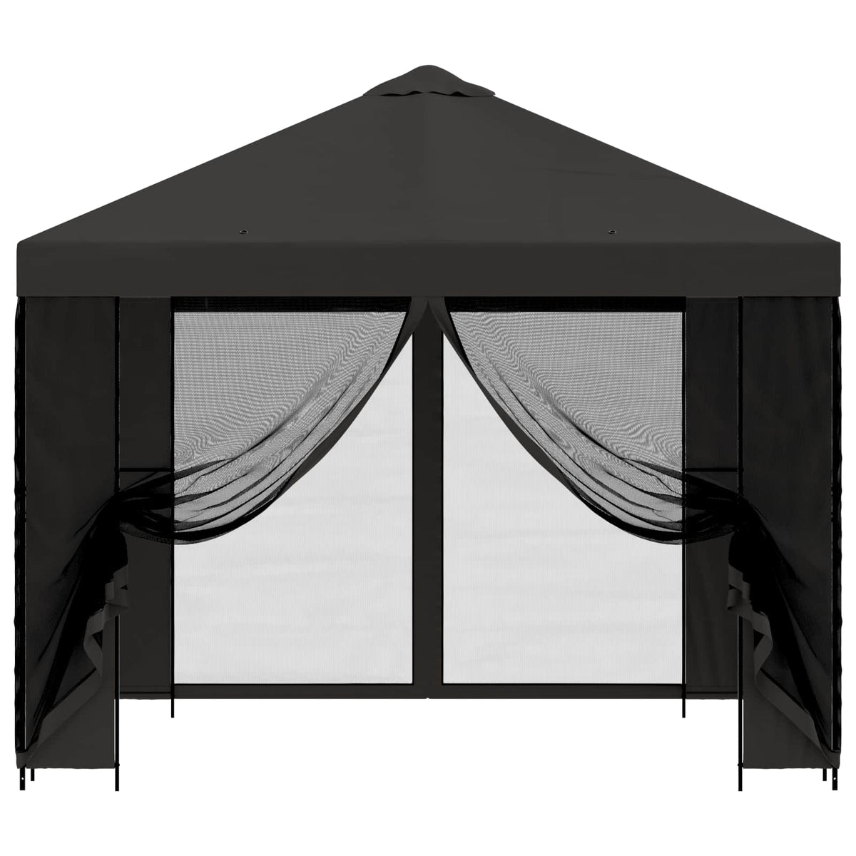vidaXL Garden Gazebo with Sidewalls 3 x 3 m Anthracite 5