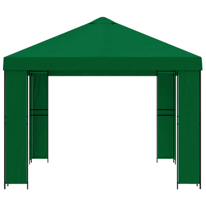 vidaXL Gazebo 4 x 3 m Green Polyester and Steel 190 gsm 4
