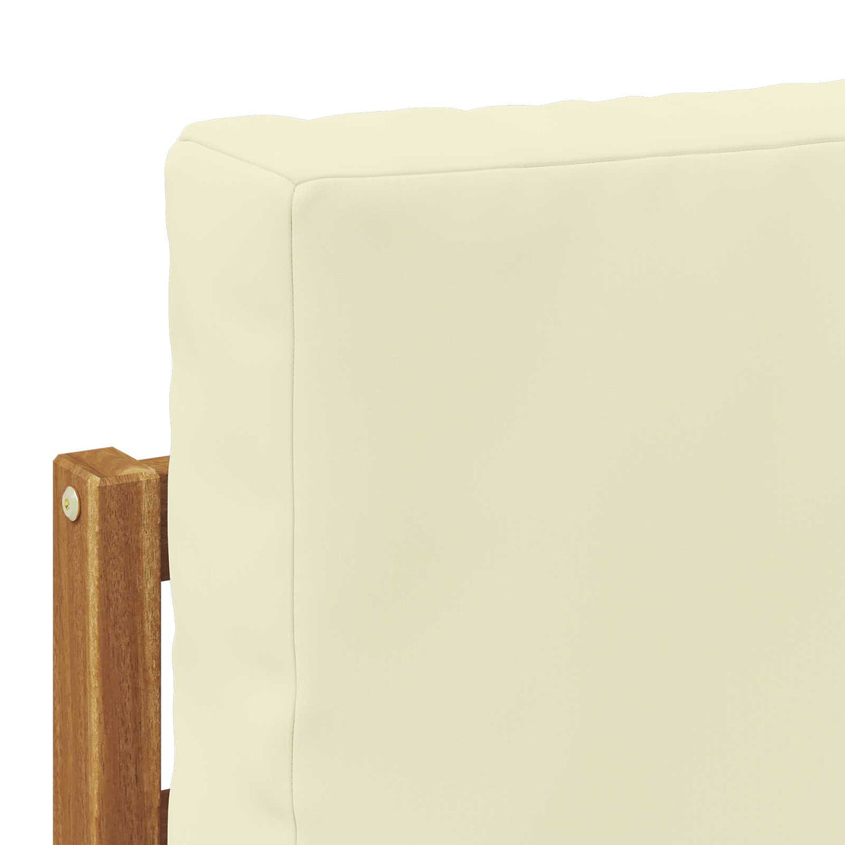 Outdoor Middle and Corner Sofa 2 Piece Natural and cream 1x middle +1x corner