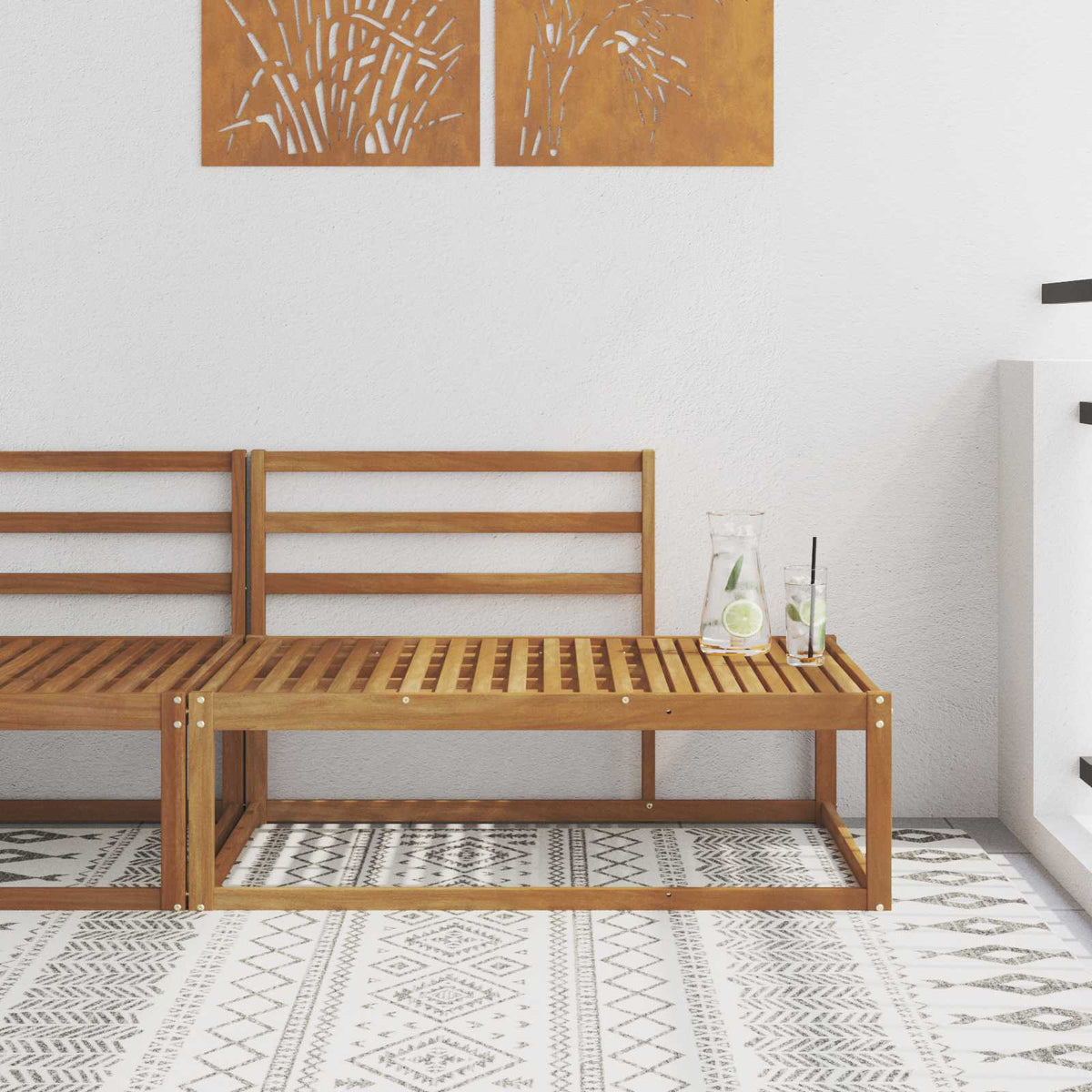 Sectional Sofa Units with Cushion 2 Piece Natural Natural End sofa