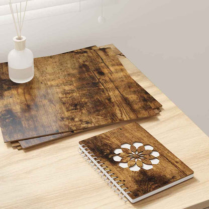 Decor Panels 30 x 30 x 0.27 cm Smoked oak