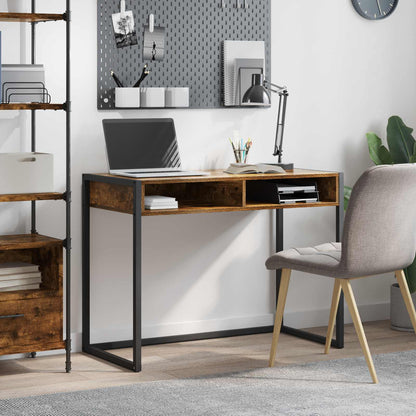 Desk Engineered Wood 100 x 50 x 75 cm Smoked oak