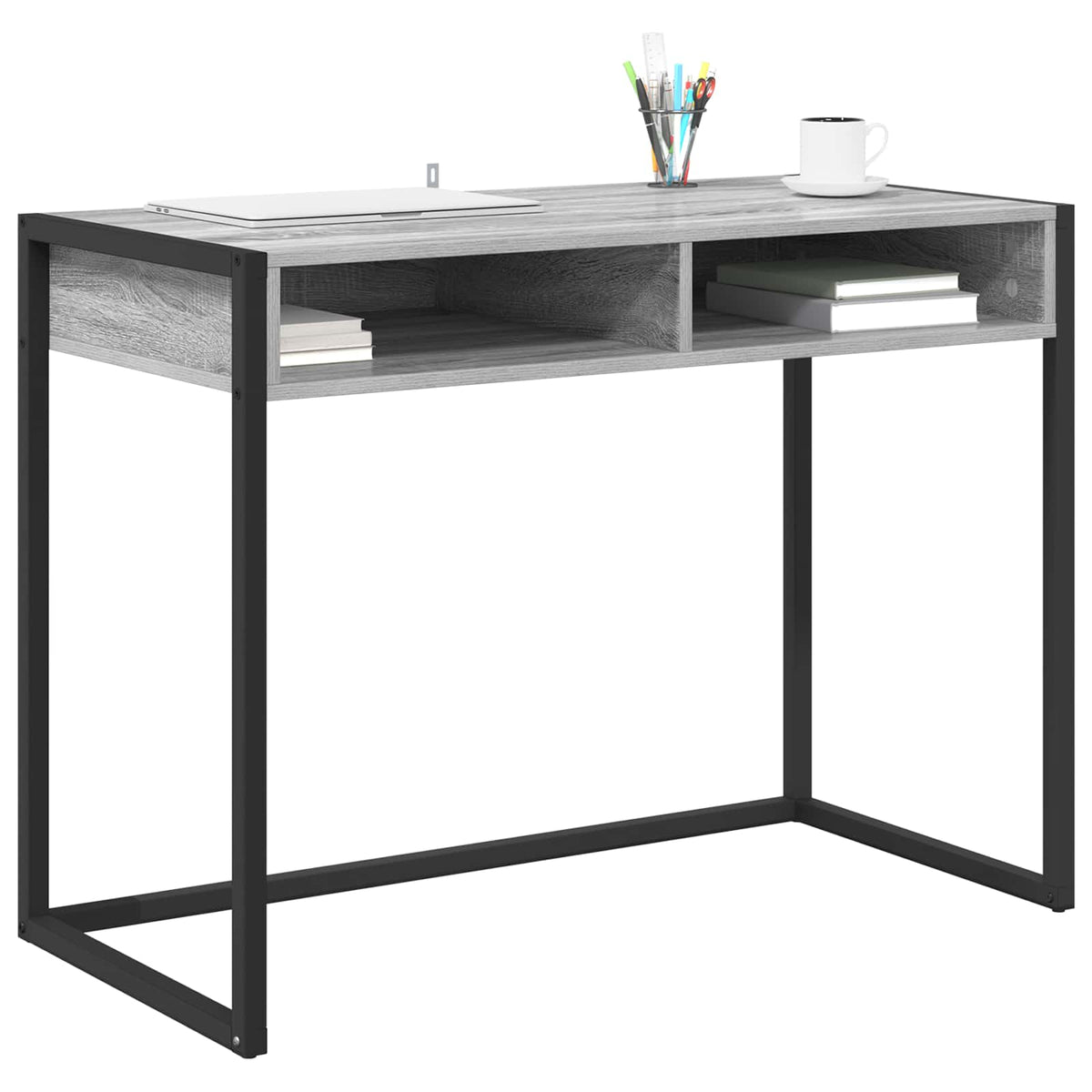 Desk Engineered Wood 100 x 50 x 75 cm Grey sonoma