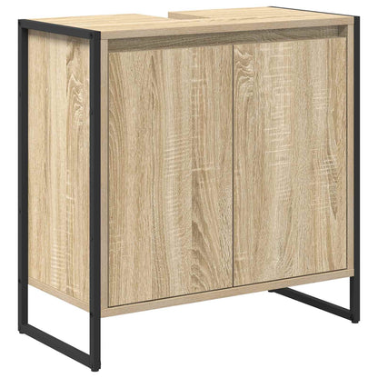 Bathroom Cabinet Engineered Wood Sonoma oak 60 x 30 x 60 cm