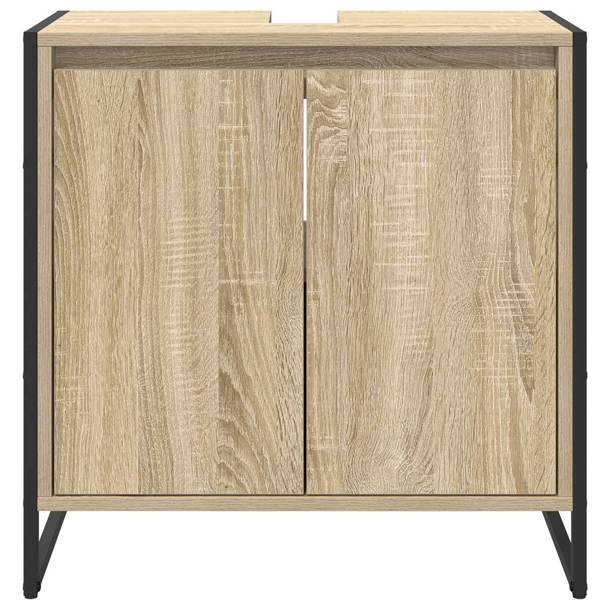 Bathroom Cabinet Engineered Wood Sonoma oak 60 x 30 x 60 cm