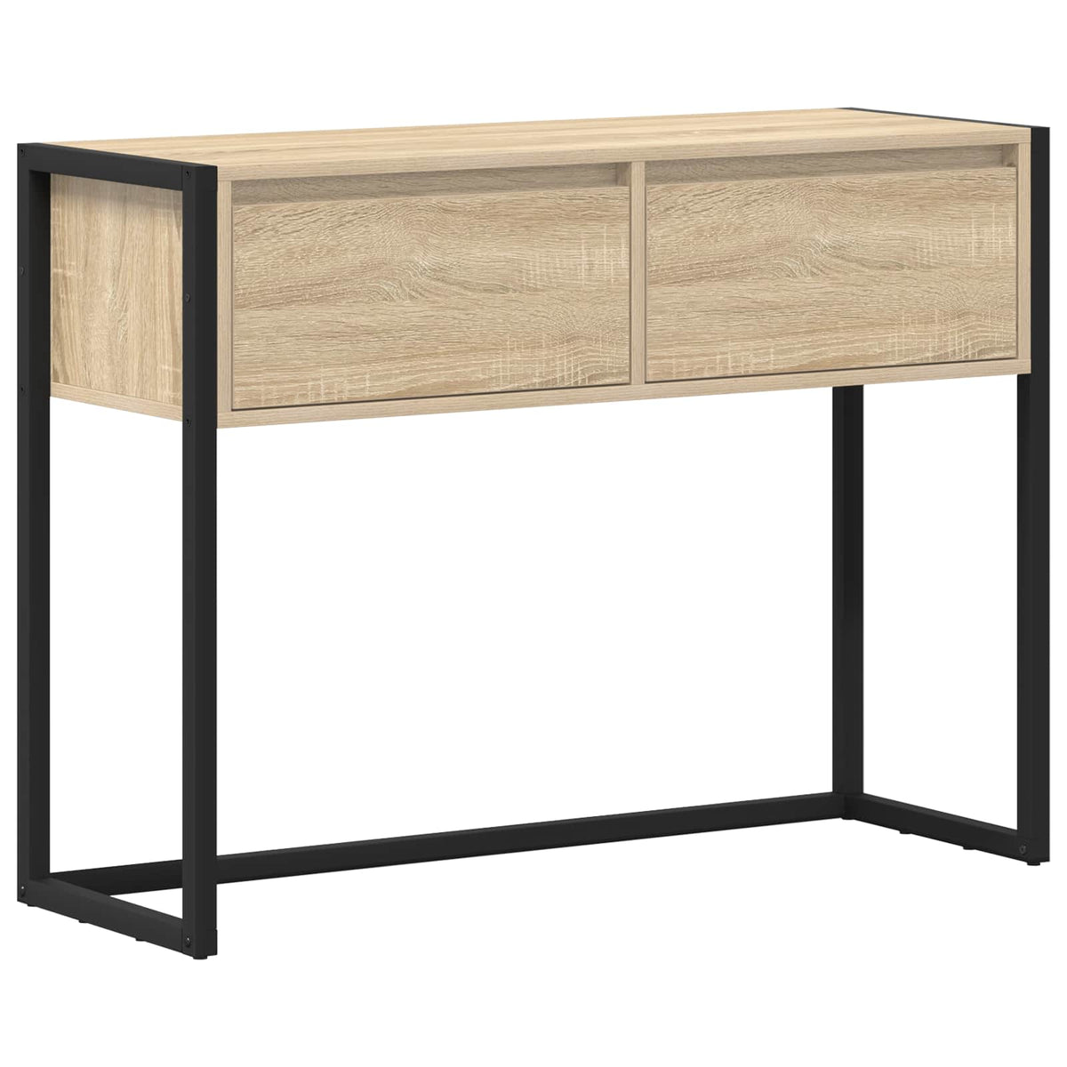 End Table 100 x 36 x 75 cm Engineered Wood Sonoma oak
