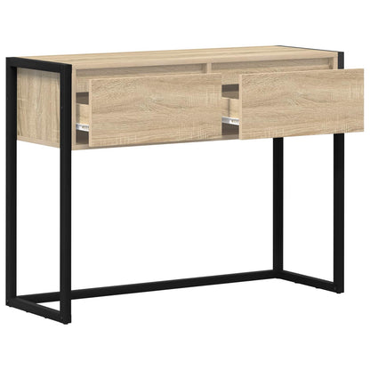 End Table 100 x 36 x 75 cm Engineered Wood Sonoma oak