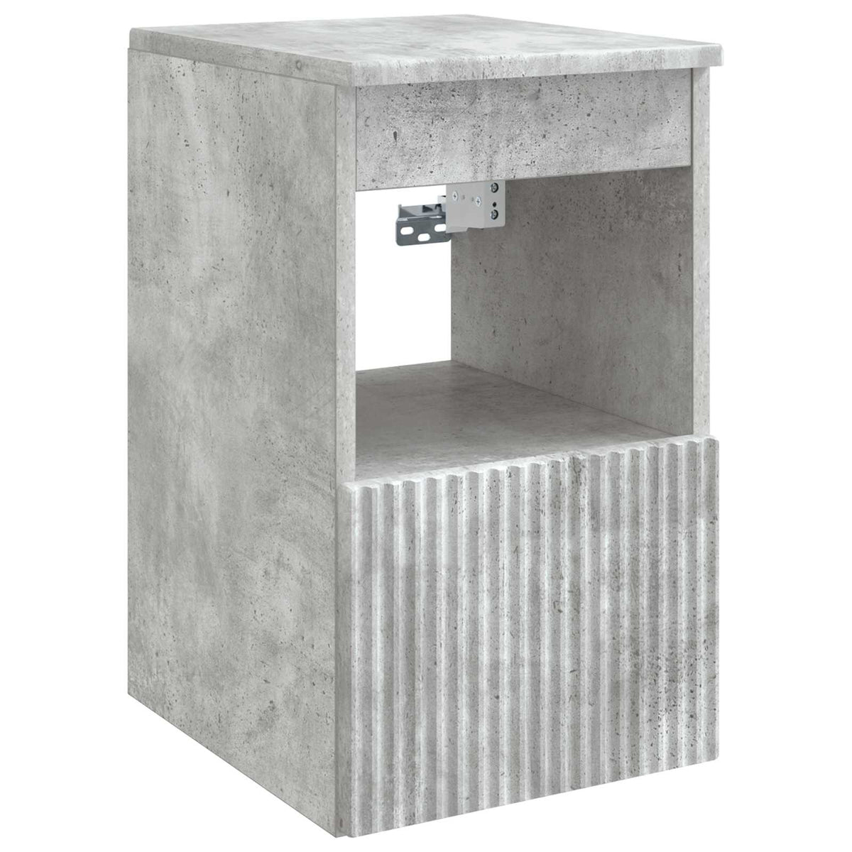 vidaXL Bathroom Furniture Set 3 pcs Concrete Grey Engineered Wood 6