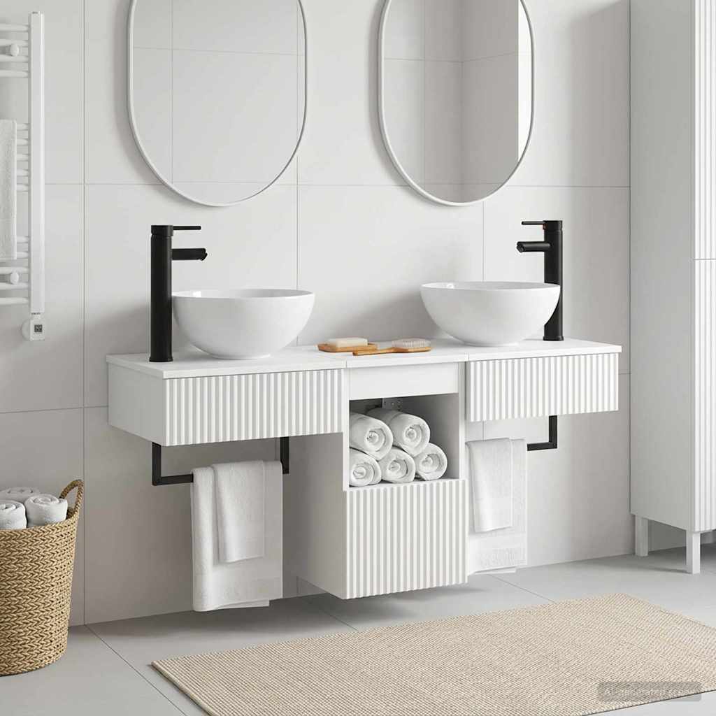 vidaXL Bathroom Cabinet Set 3 pcs 40 x 41 x 56 cm