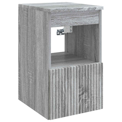 vidaXL Bathroom Furniture Set 3 pcs Grey Sonoma Engineered Wood 6