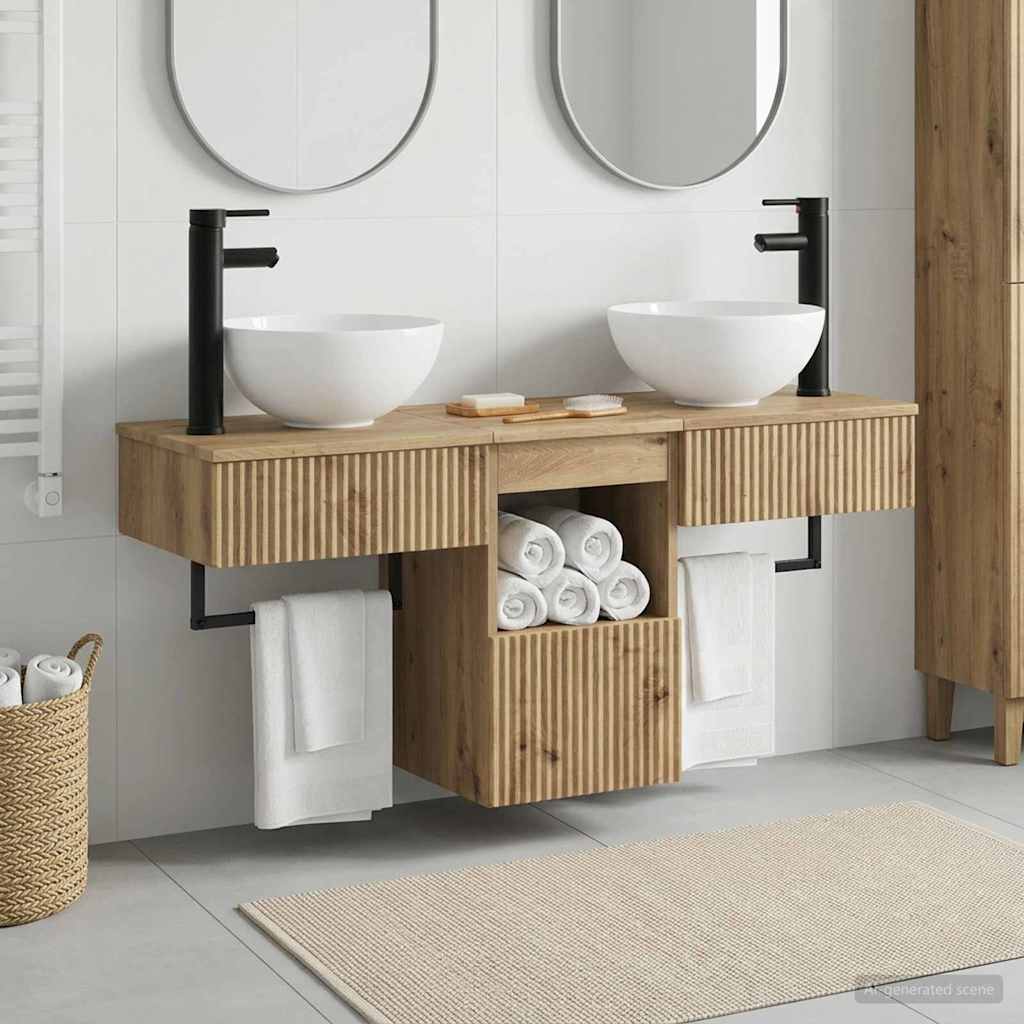 vidaXL Bathroom Cabinet Set 3 pcs 40 x 41 x 56 cm
