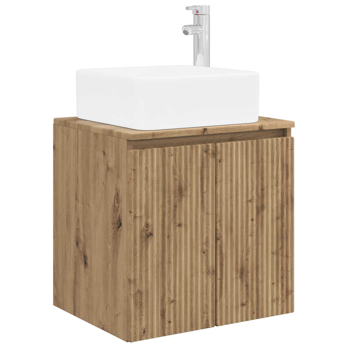 vidaXL Bathroom Cabinet Set 3 pcs Artisan Oak 49.5 x 41 x 63 cm 5
