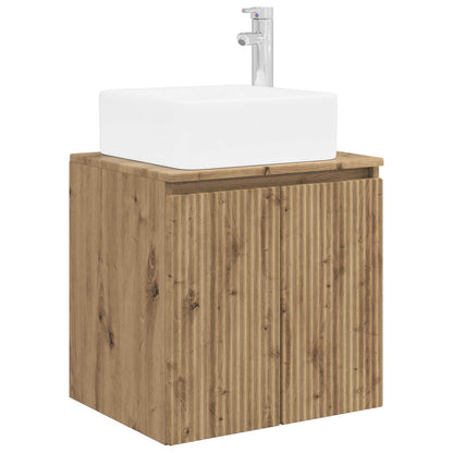 vidaXL Bathroom Cabinet Set 3 pcs Artisan Oak 49.5 x 41 x 63 cm 5