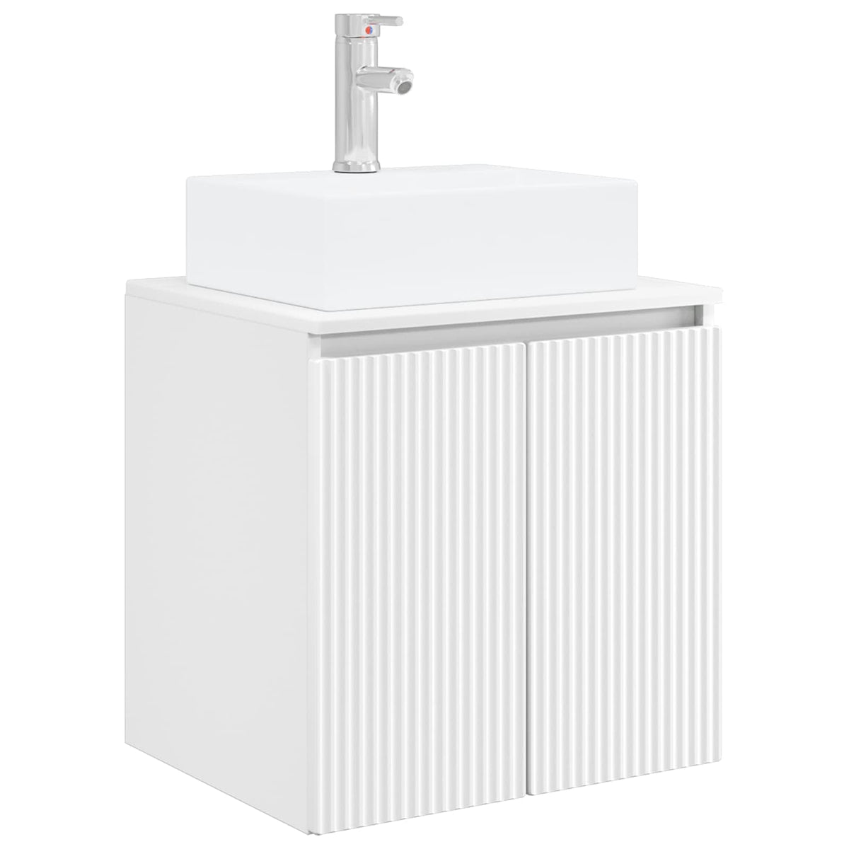 vidaXL Bathroom Cabinet Set 3 pcs White 128 x 41 x 79.5 cm 5