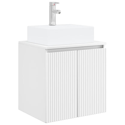 vidaXL Bathroom Cabinet Set 3 pcs White 128 x 41 x 79.5 cm 5