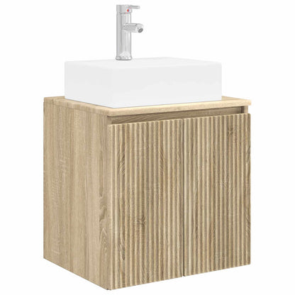 vidaXL Bathroom Cabinet Set 3 pcs Sonoma Oak 129 x 41 x 79.5 cm 5