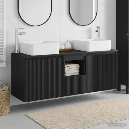 vidaXL Bathroom Cabinet Set 3 pcs 135 x 35 x 80 cm