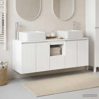 vidaXL Bathroom Cabinet Set 3 pcs 135 x 35 x 80 cm