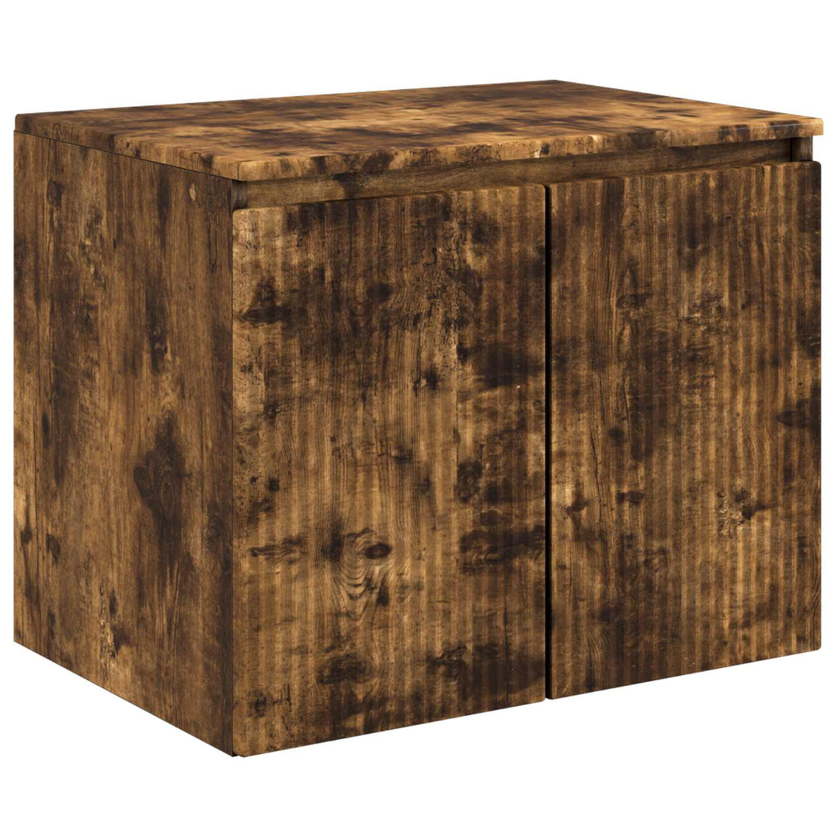 vidaXL Bathroom Cabinet Set 3 pcs Smoked Oak 161.5 x 44.5 x 82 cm 5