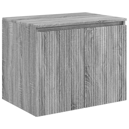 vidaXL Bathroom Cabinet Set 3 pcs Grey Sonoma 161.5 x 44.5 x 82 cm 5