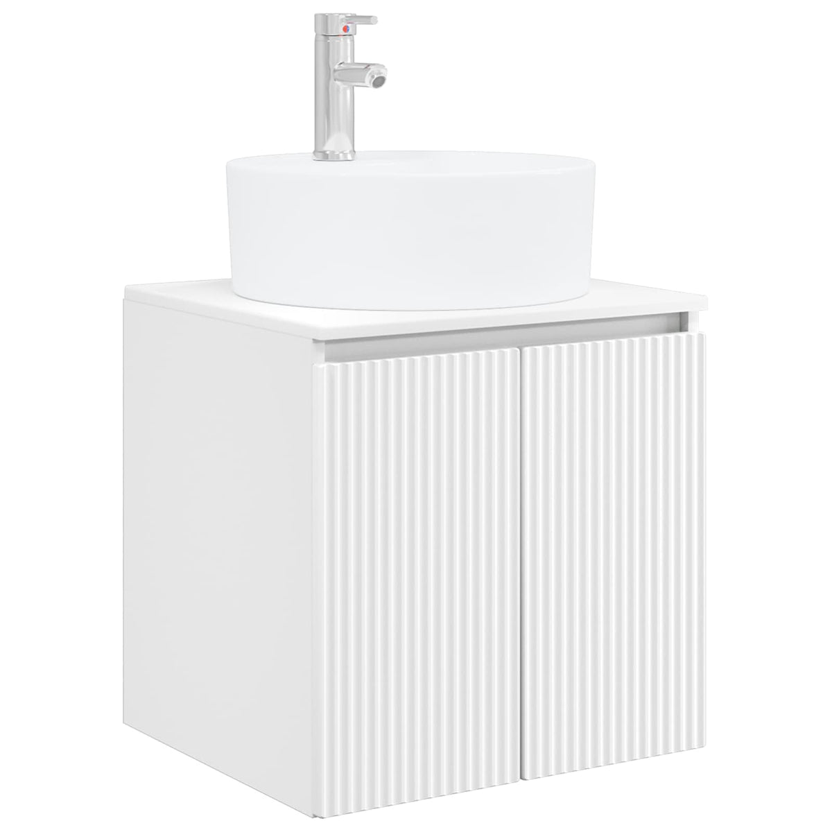 vidaXL Bathroom Cabinet Set 3 pcs White 129 x 44.5 x 82 cm 5