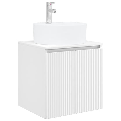 vidaXL Bathroom Cabinet Set 3 pcs White 129 x 44.5 x 82 cm 5