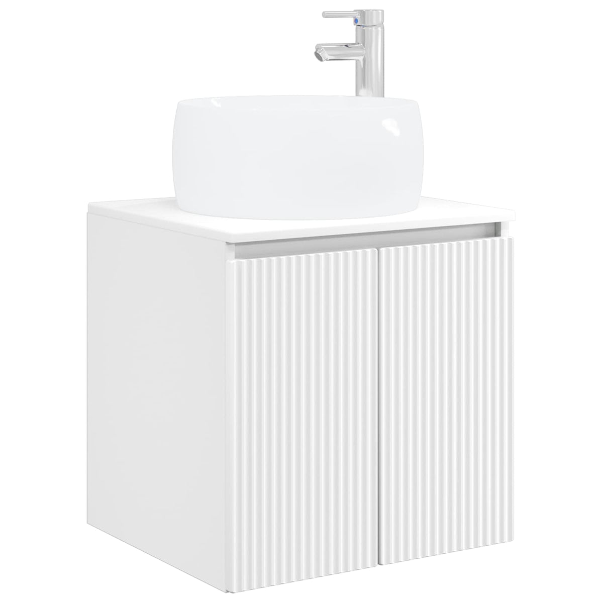 vidaXL Bathroom Cabinet Set 3 pcs White 49.5 x 44.5 x 66 cm 5
